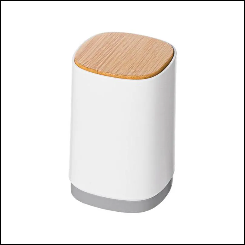 toothpick holders japanese automatic press toothpick box multipurpose split cotton swab dental floss storage toothpick tank