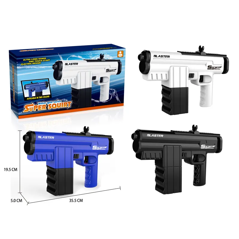 Gun Toys Large Automatic Electric Water Bursts Summer Play Chargeable Watergun High Pressure Outdoor Beach Swimming Pool 221025