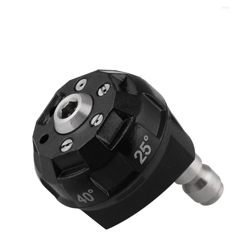 Auto -wasmachine aluminium legeringsdruk 6 in 1 mondstuk verstelbaar 1/4 "snelle connector 4000 psi