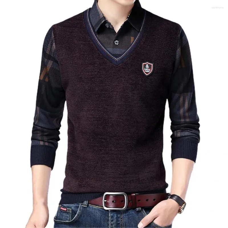 Men's Sweaters Fabulous Men Sweater Pullover Badge Quick Dry Leisure Student