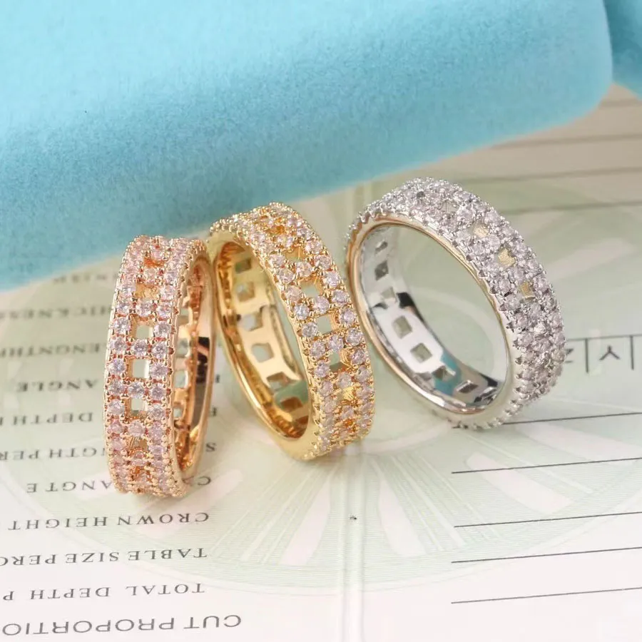 Дизайнерское кольцо с бриллиантом Серебряные кольца женские мужские ювелирные изделия Универсальные украшения Свадебный подарок Влюбленным Годовщина хороший подарок