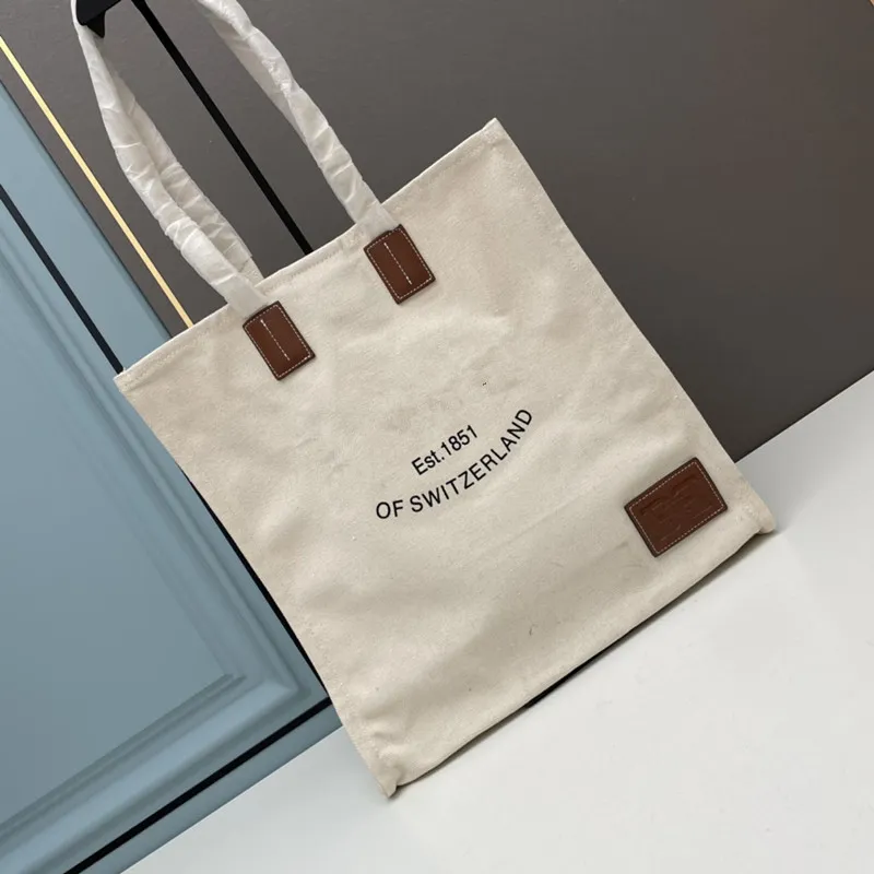 22 -е сумки для сумки для покупки сумки с холстом сумочка с плетением кожаные ручки с большой емкостью летние путешествия карманные буквы наклейка
