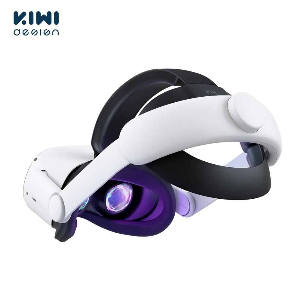 Gafas 3D Diseño KIWI para Oculus Quest 2 Comodidad Correa para la cabeza ajustable Aumento de soporte Mejorar la comodidad-Virtual para accesorios VR 221025