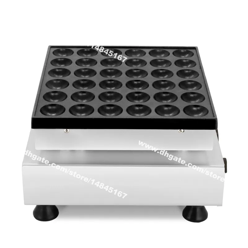 36 pièces antiadhésives 110v 220v électrique hollandais Poffertjes fer Mini crêpière boulanger Machine