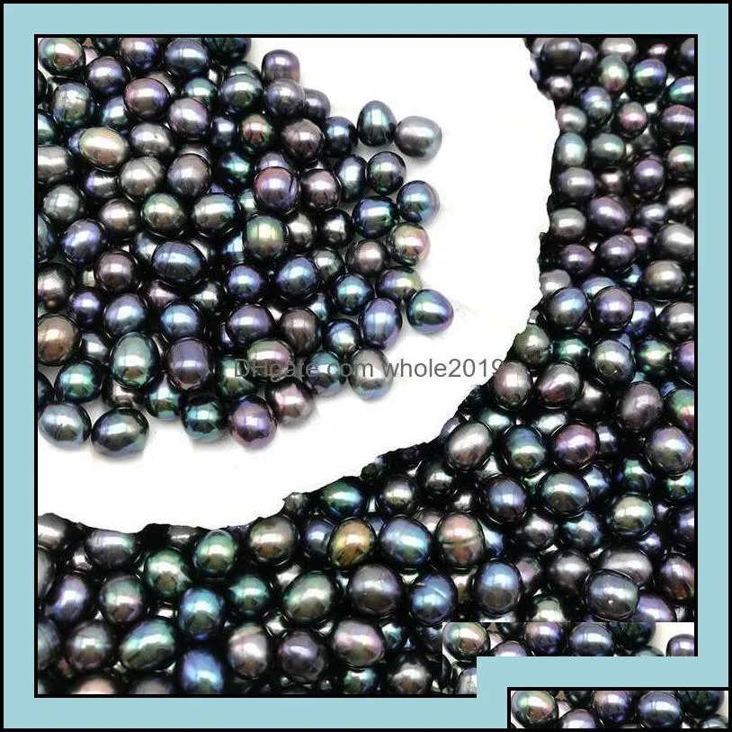 Pearl Loose Beads Jewelry Natural Freshwater Pearls Oyster No Hole 5 6mm Bright Rice Shape Real Different Color Fashion Wholesale From Mohammed vip 0.31 DHgate.Com