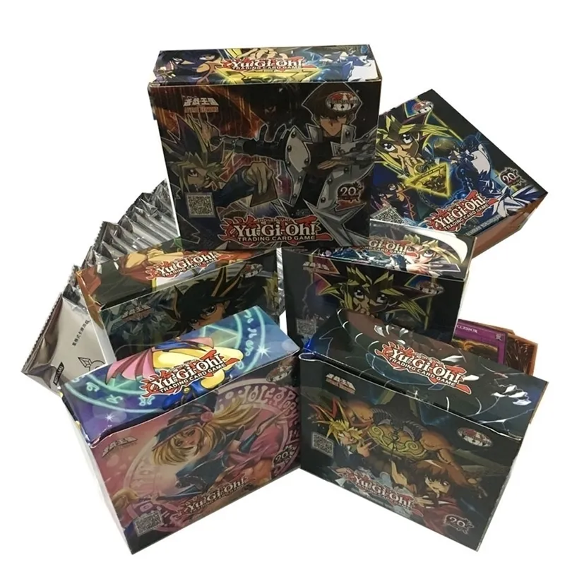 Gry karciane Yugioh Legend Deck 240 sztuk zestaw z pudełkiem Yu Gi Oh Anime kolekcja gier karty dla dzieci zabawki dla chłopców dla dzieci rysunek Cartas 221025