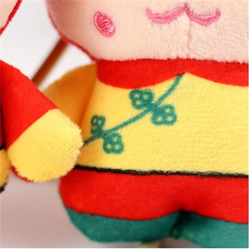 12cm Chinese New Year 2023 Rabbit Rabbit Soft Toy Keychain The Mascot