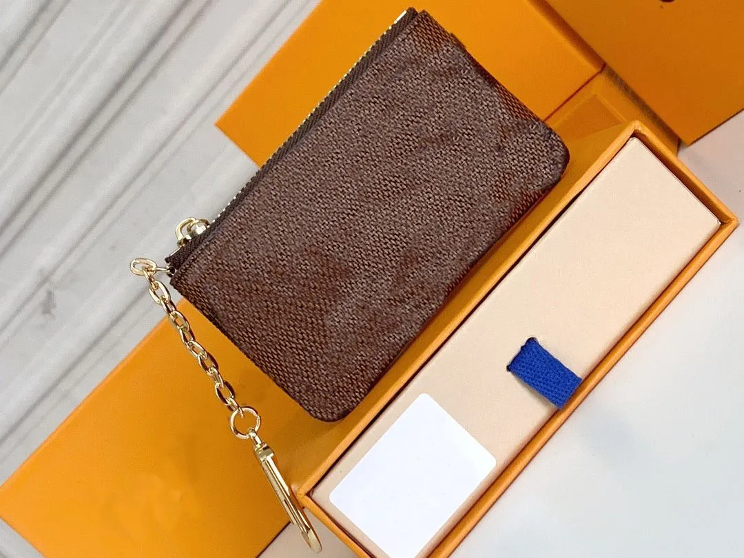 Designer Key Pouch With Classic Zipped Coin Purse And Credit