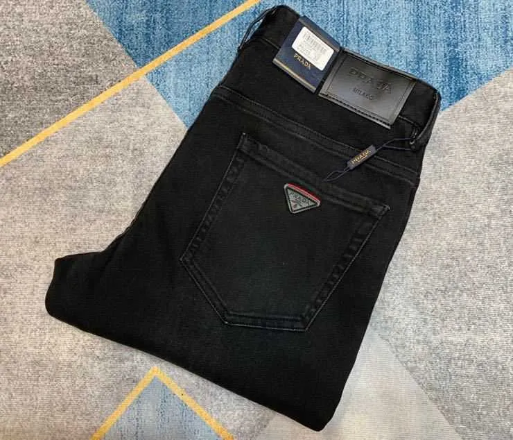 Jeans da uomo autunno e inverno 2022 pantaloni casual denim larghi dritti Fity02u