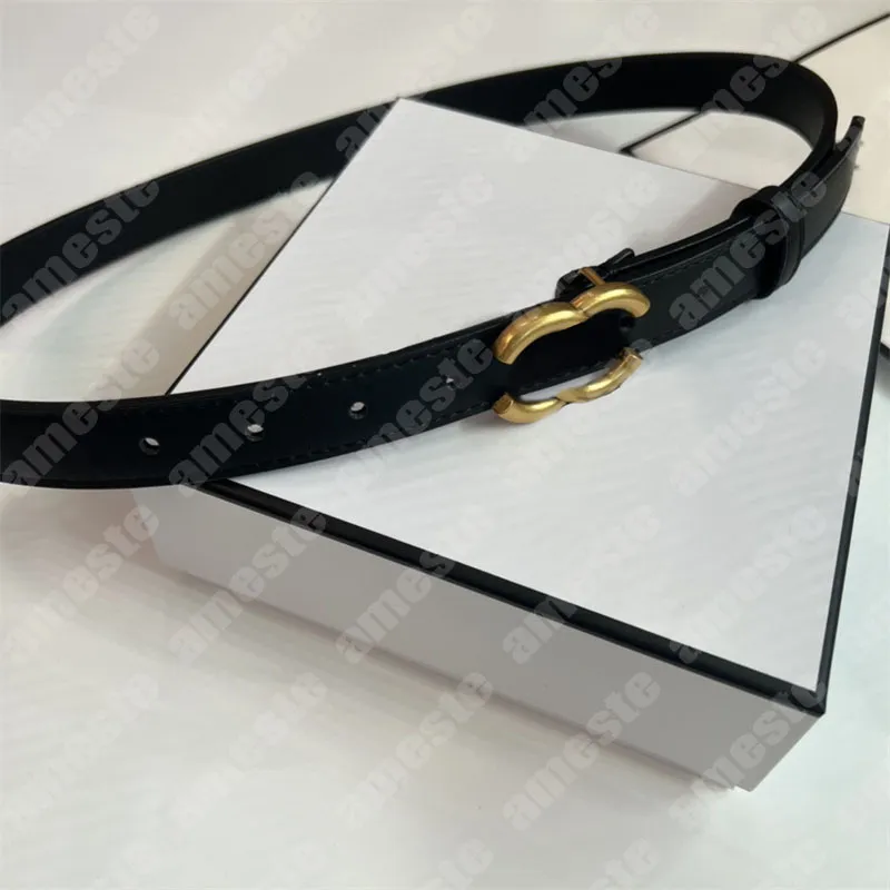 Cintura da donna Cintura in pelle di design di lusso Lettere di marca Fibbia liscia Moda uomo Cinture Larghezza 2,5 cm Cinturino da donna Cintura Ceinture con scatola