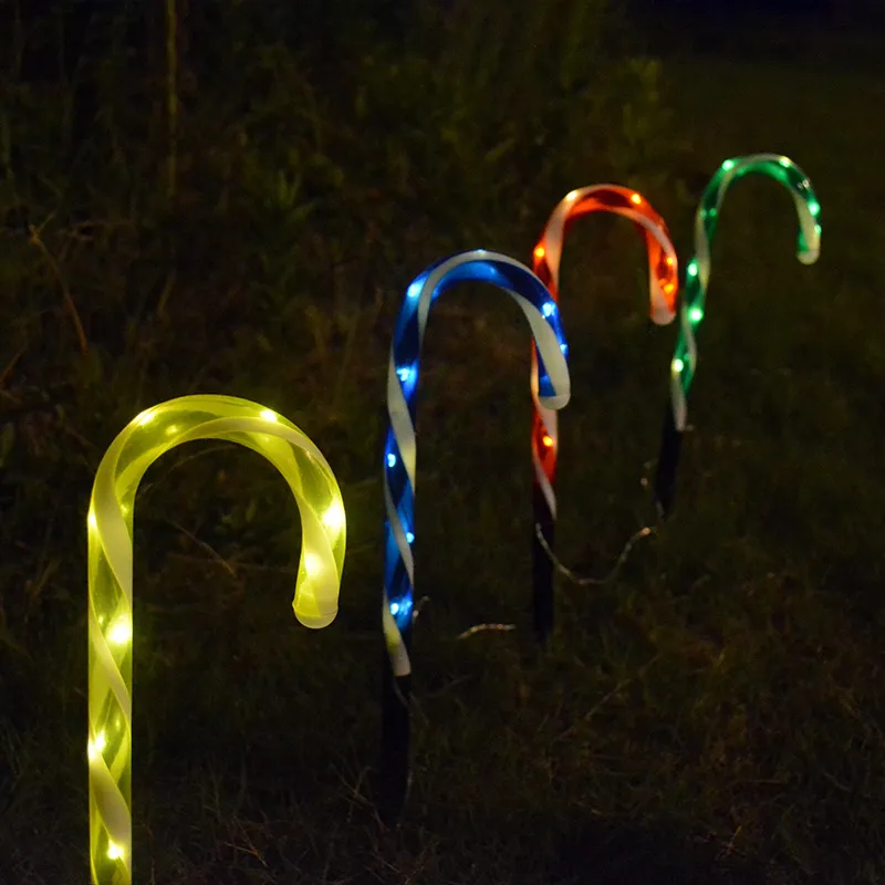 Other Festive & Party Solar cane light one drag four five candy lights Christmas decoration LED holiday lights