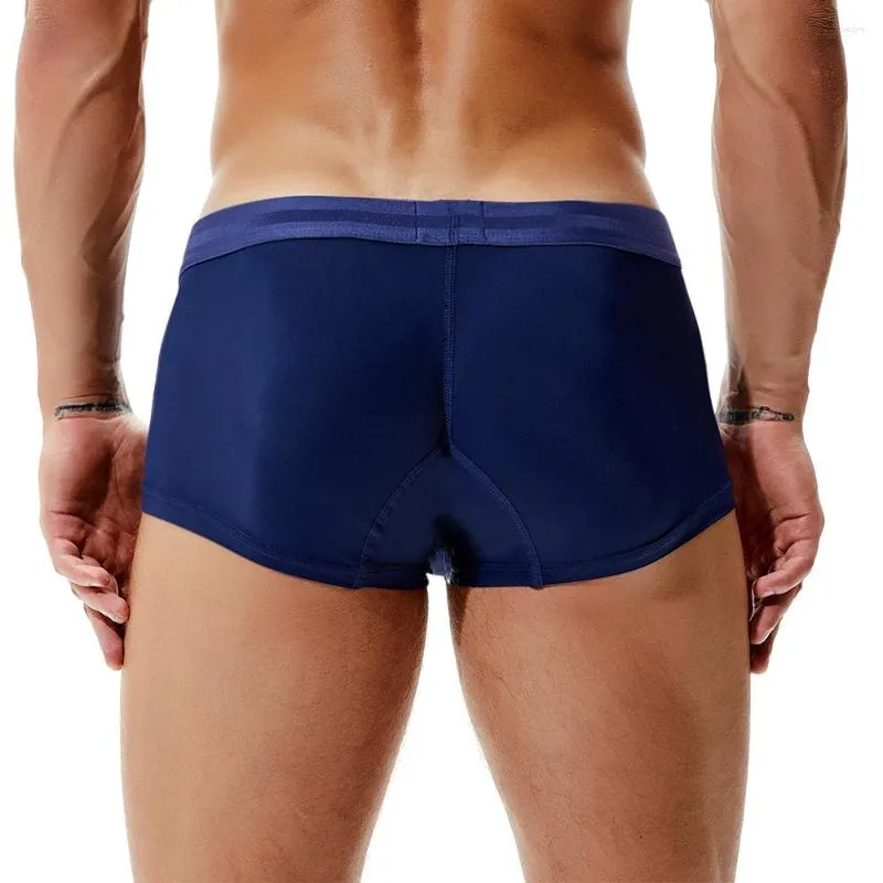 Silk Shorts Pouch Swimwear Trunks Lingerie