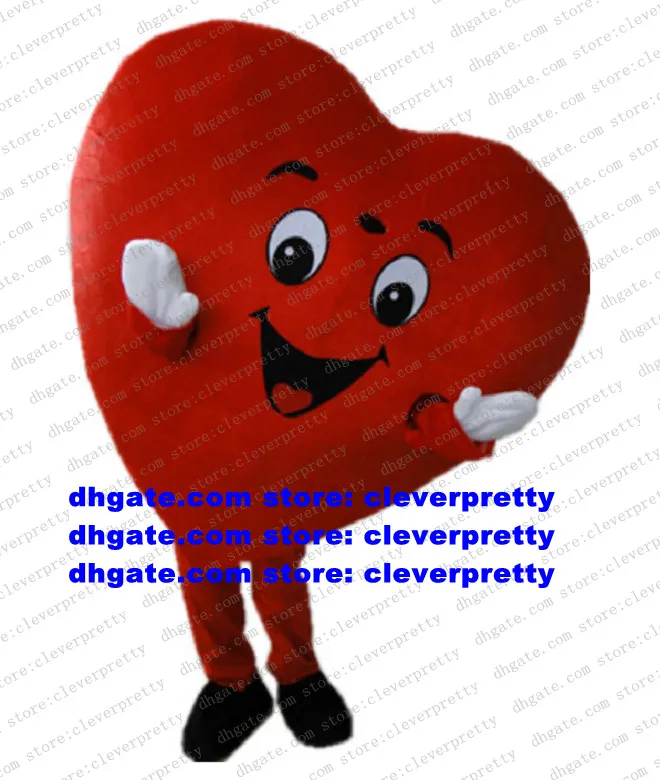 Czerwone serce kostium maskotka postać z kreskówki dla dorosłych strój garnitur komedia inauguracja rocznice CX2009