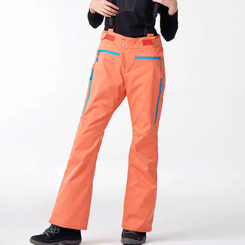 Ski -slabbuigbroek Running River Brand Women Ski voor Winter Warm Outdoor Sports Hoge kwaliteit O7492N L221025