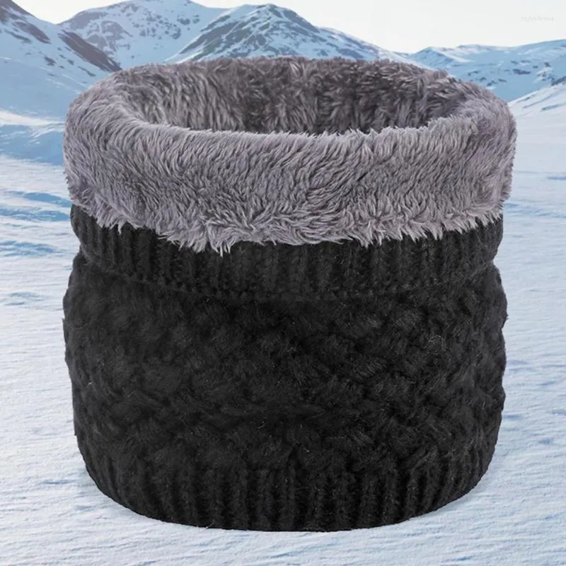 Bandane Collo invernale Sciarpa Colletto in lana Scaldacollo Resistente al vento Lana calda Filato di cotone Sci Ciclismo Per uomo Donna