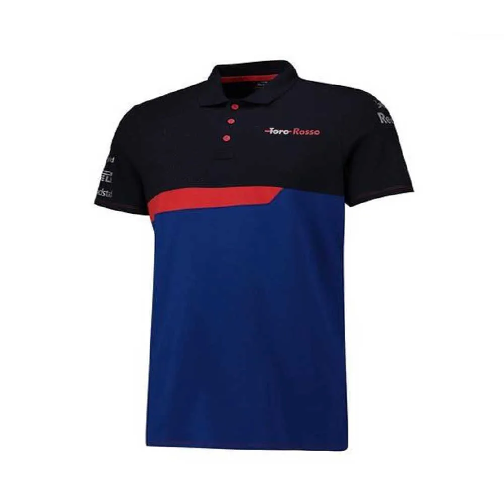 Camiseta masculina f1 equipe de corrida para honda cor branca touro motorsport motocicleta ao ar livre secagem rápida esportes equitação camisa polo