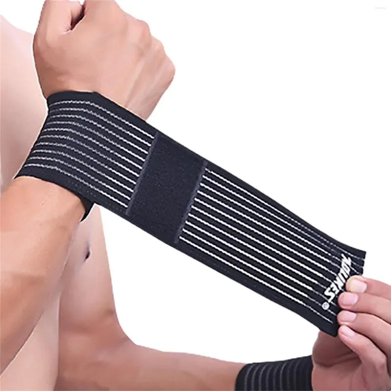 Support de poignet 1 paire de bracelets d'haltérophilie Gym Training Brace Straps Wraps Crossfit Powerlifting
