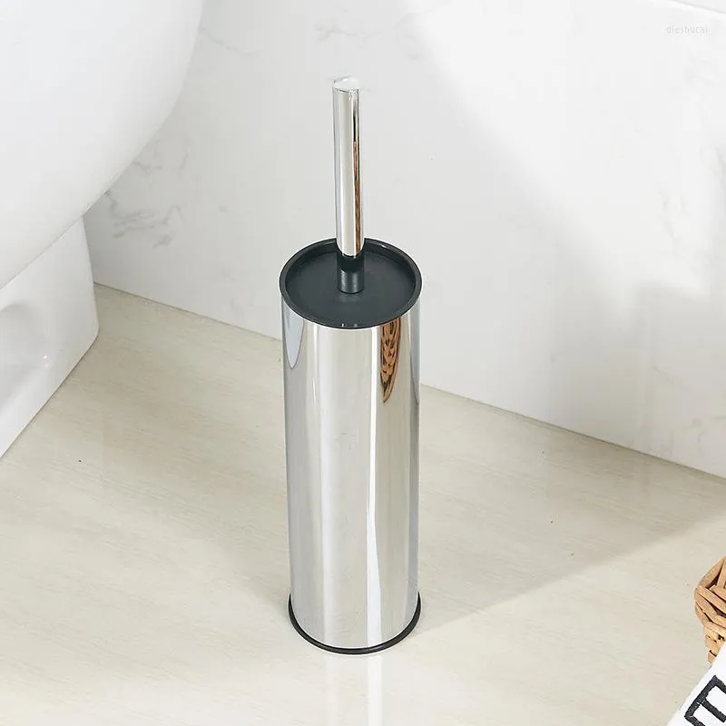 Keukenkranen Vidric Carlisle Sanitaire roestvrijstalen vloerborstel met een houder detectieve chroom badkamer toiletreiniging