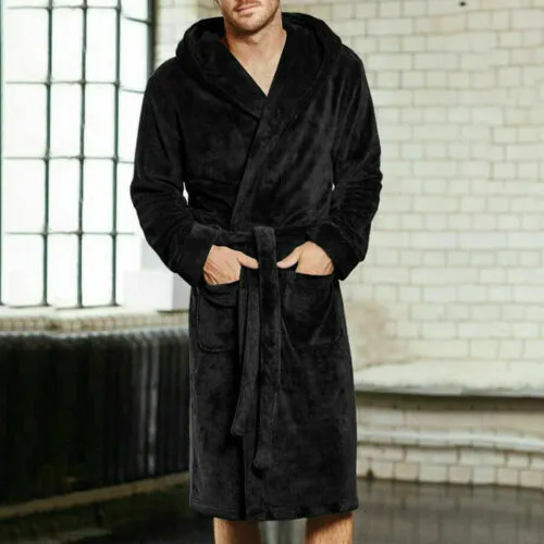 Men's Robes Fashion Mens Ladies Cotton Terry Towelling Shawl Bathrobe Gown Bath Robe 221025