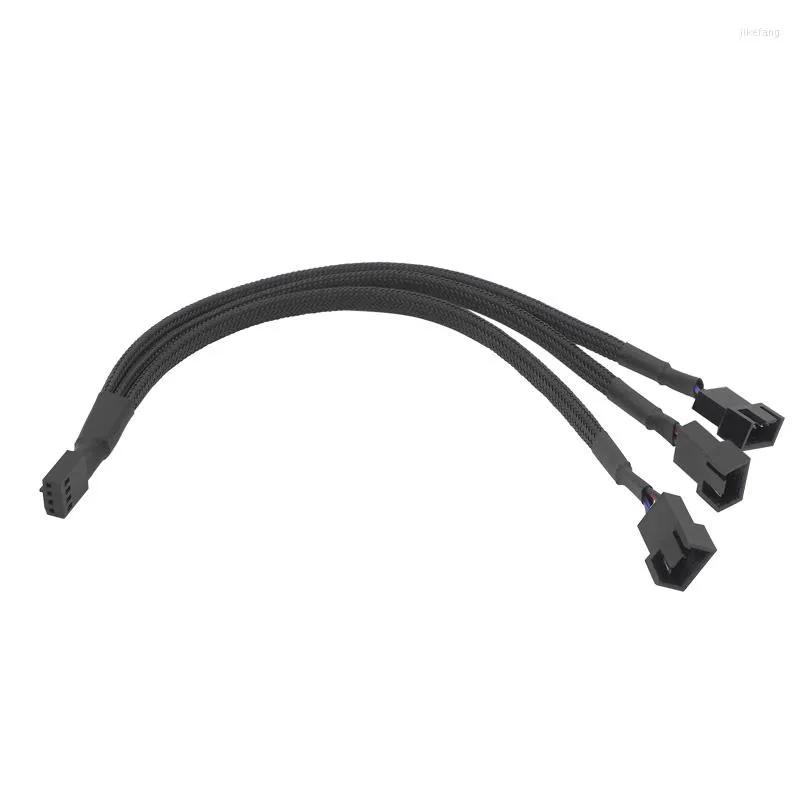 Computer Cables 4Pin Splitter Cable 1 till 3 PWM 4P Kvinnlig 3/4 stiftsfläktadapter för fall CPU -gruvkylningsfläktar nav