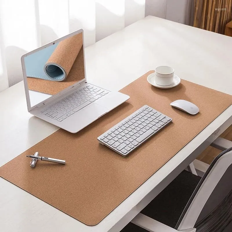 Maty stołowe podwójne podkładki myszy pu skórzana dywan dywan mata antydirty podkładka biuro laptopa biurko