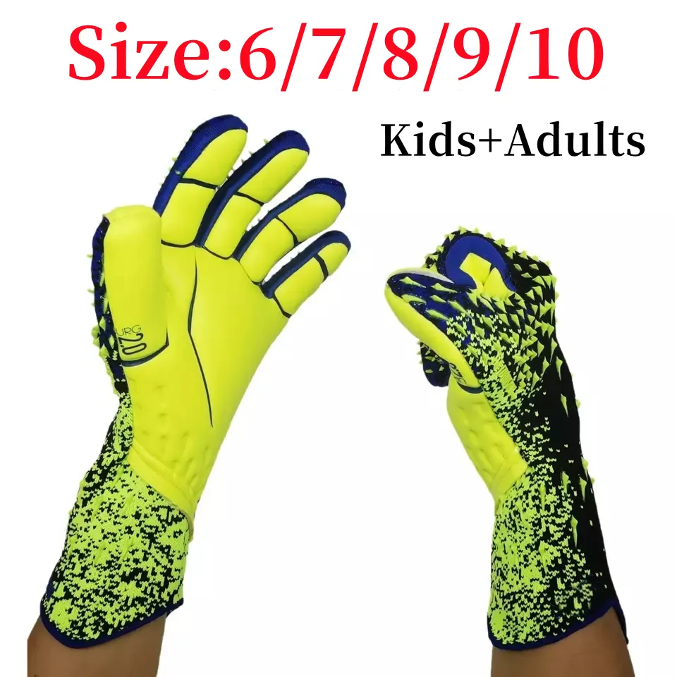 Sporthandschuhe Profi Fußball Torwart Fußballhandschuhe Latex Verdickter Schutz Erwachsene Torwart Fußball Sport Fußball Torwarthandschuhe 221026