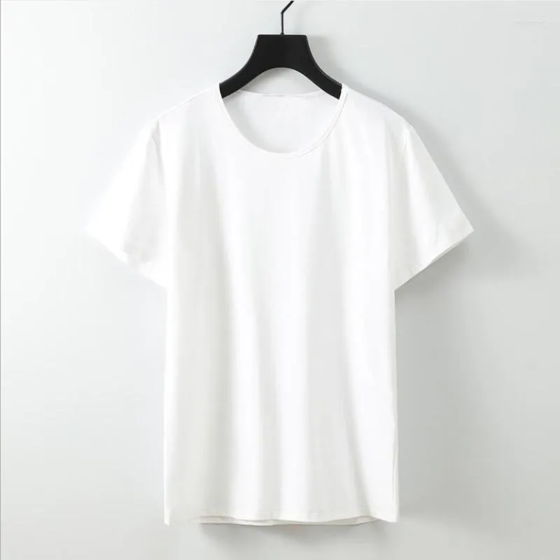 Camas de camisetas masculinas de camiseta grande masculina tamanho grande 12xl 11xl 9xl 10xl Manga curta pescoço redondo solto casual preto branco branco