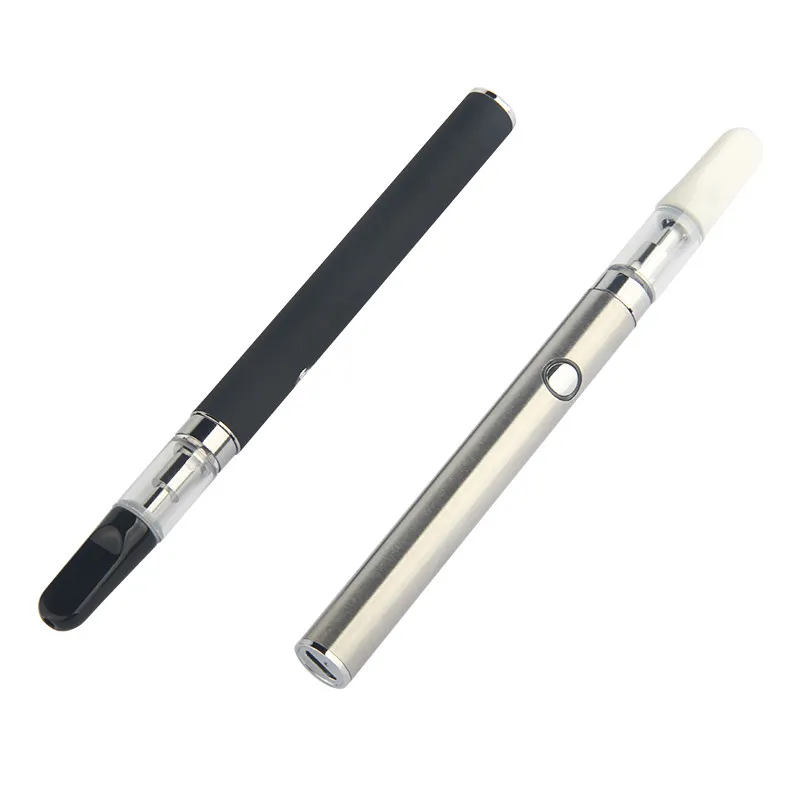 Vaporisateur Stylo Céramique Bobine E Cartouches De Cigarettes Kit De Démarrage Rechargeable Bud Jetable Ecig 350mAh Charge Inférieure USB Batterie Vape Chariots Vides