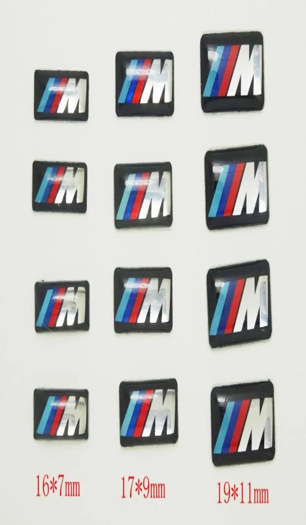 100pcs TEC Sport Wheel Badge 3d emblema adesivo logotipo para BMW M S￩rie M1 M3 M5 M6 X1 X3 X5 X6 E34 E36 E6 STONEGER DE ESTILO DE CARRO2337070