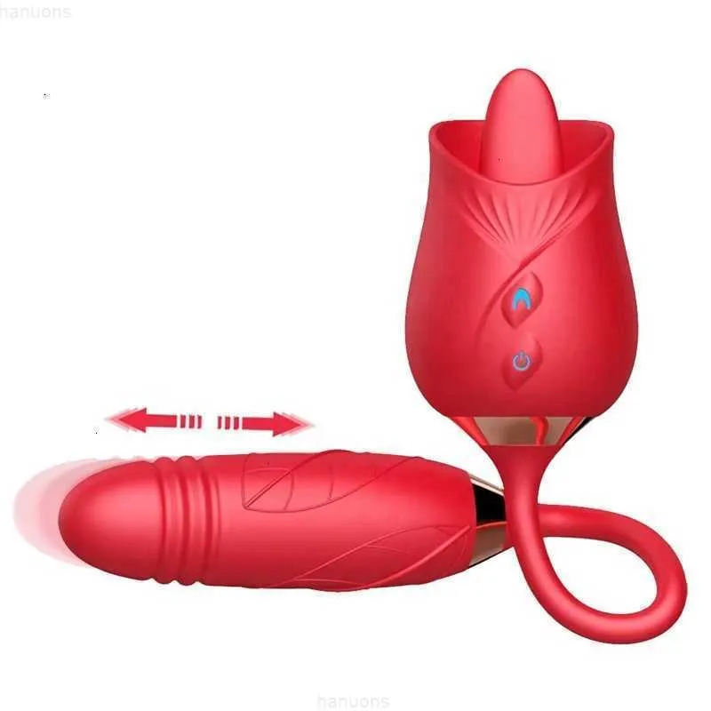 Seks Oyuncak Masajı Gül Zuigen Vibrator 10 Hızlı Vibrerende Bal G Dildo Klitoris Stimülatör Enayi Tepel Pijpbeurt Oyuncaklar Voor Vrouwen