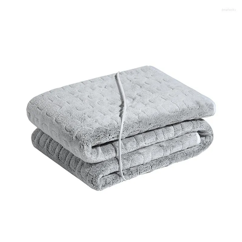 Blankets Heated Blanket Electric Throw-Soft Flannel Fast Heating With 6 Levels & 8 Time Settings