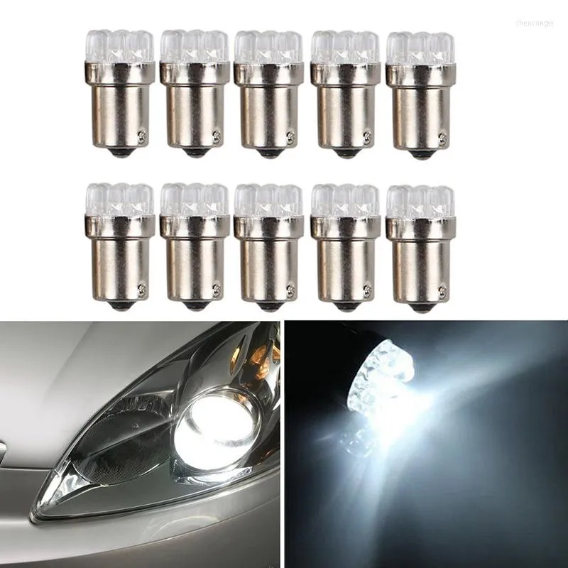 10pcs 12V BA15S P21W 1156 382 9LED Car Tail freno indicatore di direzione lampadina lampadina