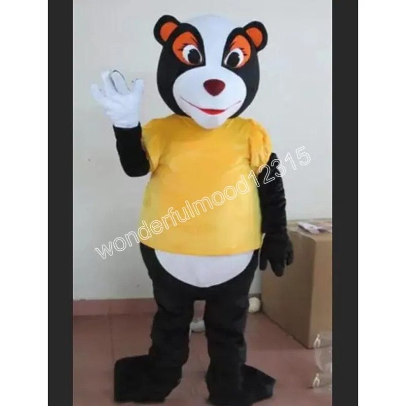 Leistung schwarzes Eichhörnchen Maskottchen Kostüme Karneval Hallowen Geschenke Unisex Außenwerbung Outfit Anzug Urlaub Feier Cartoon Charakter Outfits