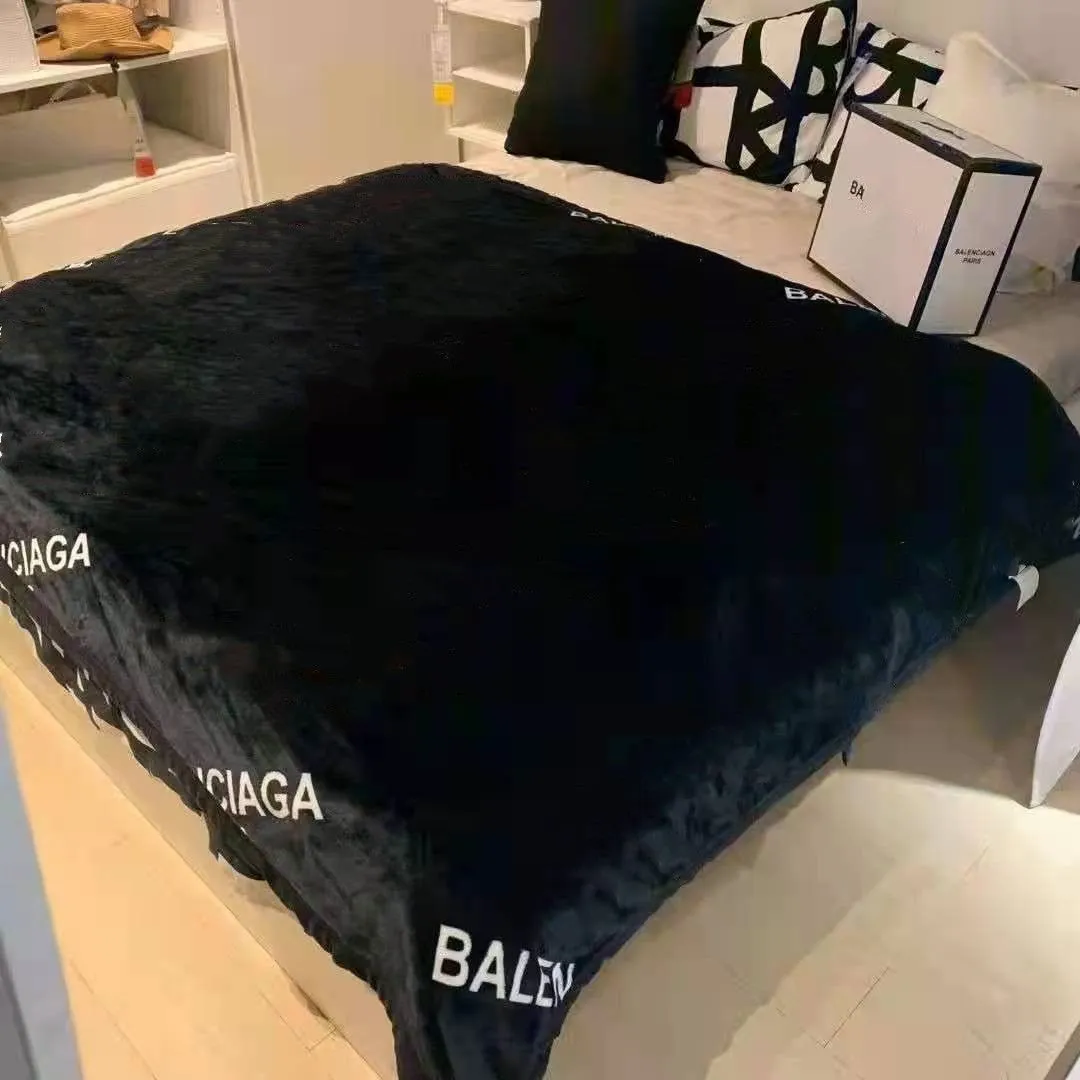 Projektant Polecki Ket Style Czetek Sofa Sofa Miękka wełna szalik Przenośne ciepłe rzut łóżkiem w kratę 150x200 cm
