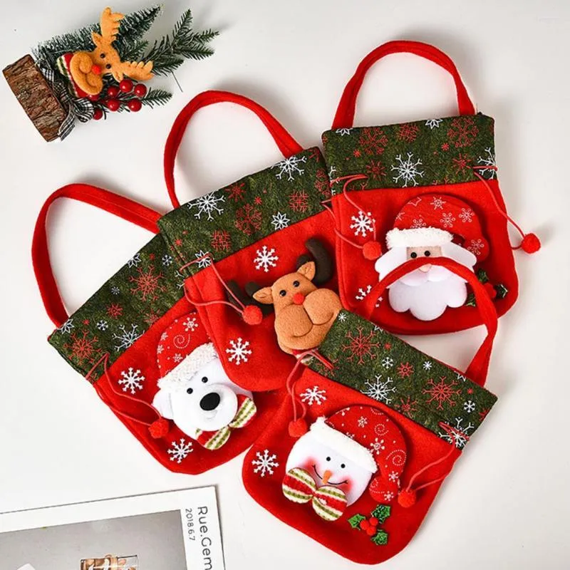 Gift Wrap 3D High Quality Christmas Gifts Santa Bag Candy Home Decorations Delicate And Festive Adornos Para Casa