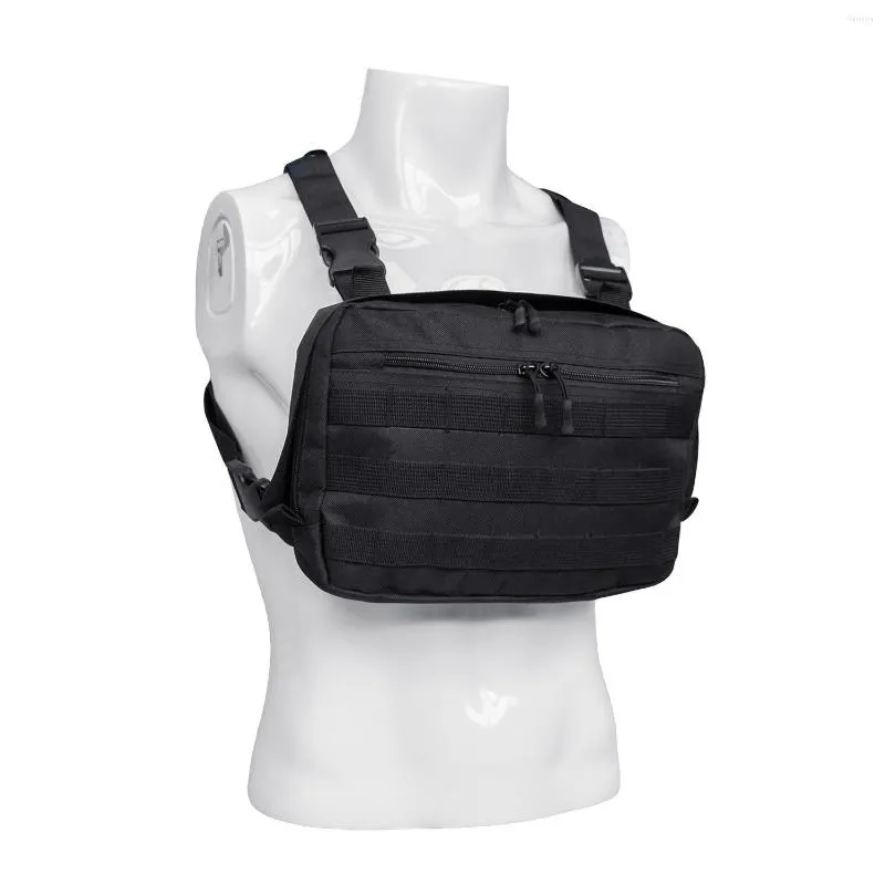 Taille Support Tactical Bag for Fashion Men Mini Chest Rig Vest Streetwear