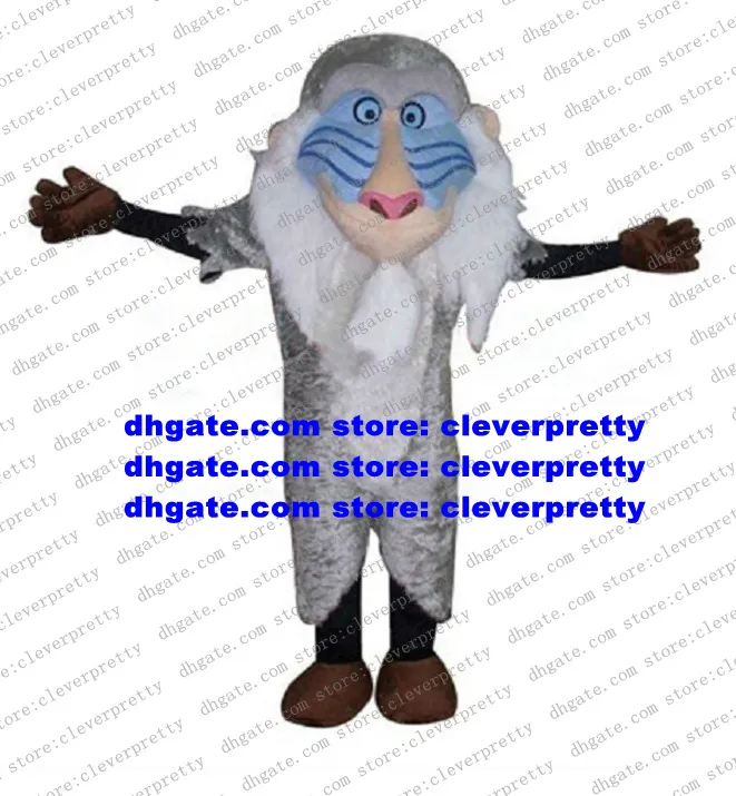 Brown Rafiki Mandrill Monkey Lion King Mascot Costume Adult Cartoon Character Outfit Suit Birthday Congratulations Anime Costumes No.4302