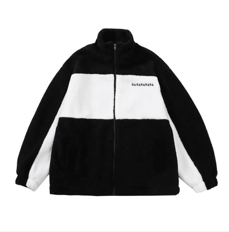 Cappotti di lana da uomo invernali Giacche di stilisti per uomo Cappotto di pelliccia da donna Parka con lettere Giacca a vento casual Cerniera Streetwear 5 stili