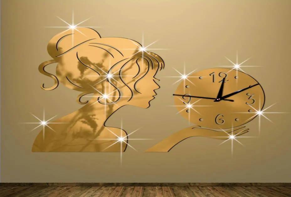 2016 New Wall Clock Clocks Horloge Watch 거실 쿼츠 바늘 홈 장식 3D DIY 미러 스티커 TY20012530000