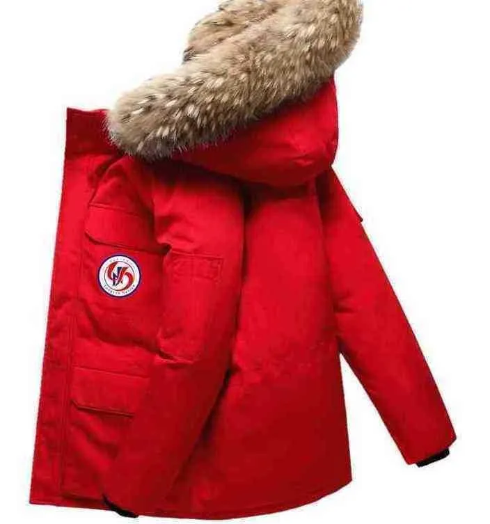 Kanada Męska Kurtka Kanadyjska gęsi parkas zimowy płaszcz męskie damskie kurtki puffer dmucha zamek wiatrówki gęste ciepłe płaszcze marszarnie Goode 1894