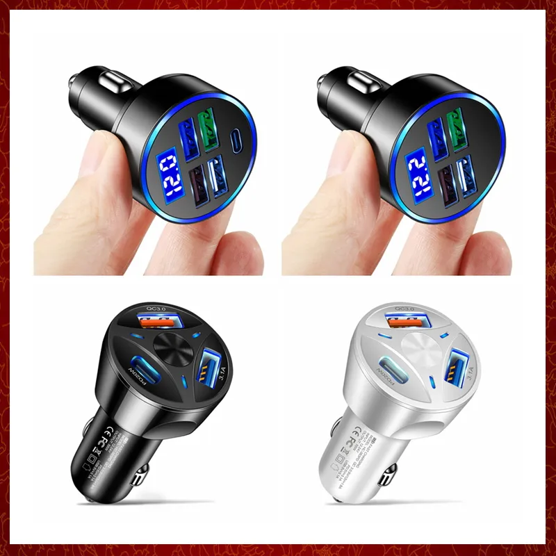 PD USB Car Charger Fast Charging Type C USB Phone Adapter in Car for iPhone 13