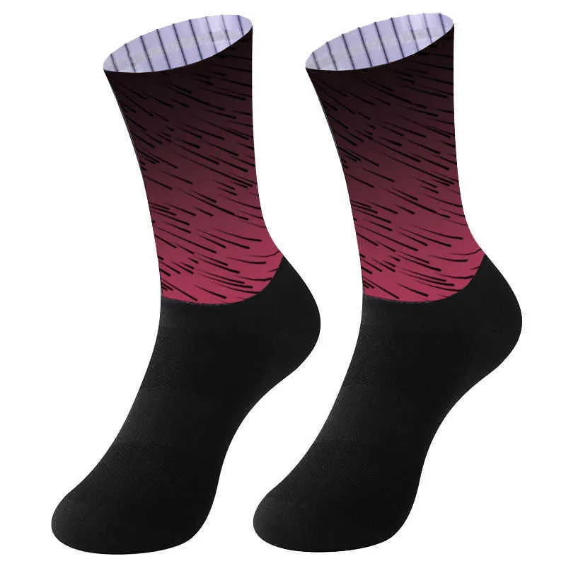 Sports Socks 2020 Bike Team Aero Seamless Anti Slip Cycling Outdoor Racing Compression L221026