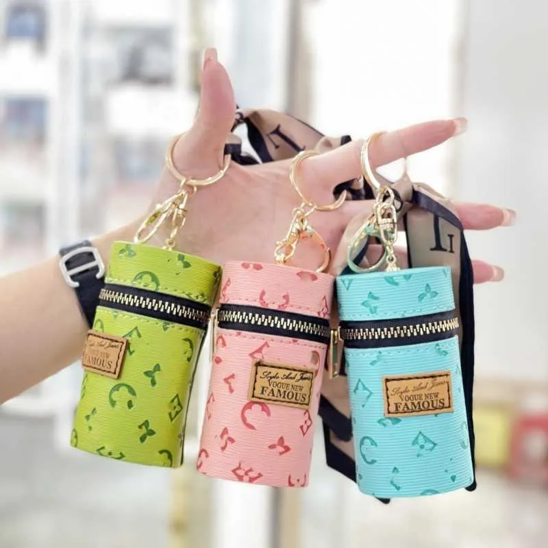 Mini top purse keyring