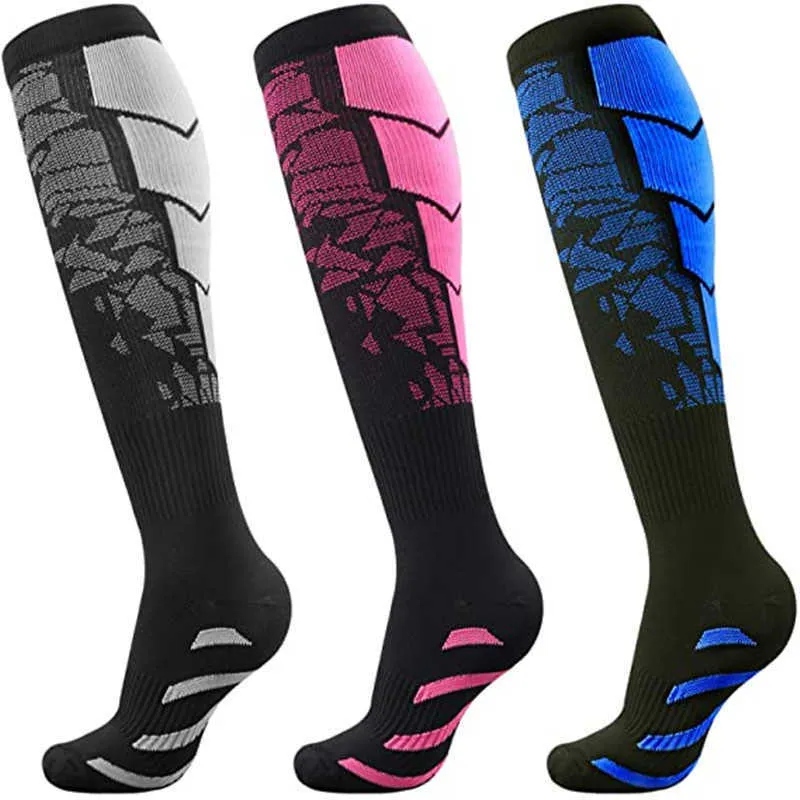 Chaussettes de Sport Niwe Compression hommes femmes cyclisme Comfortabe Sport de plein air basket-ball course Football murs escalade L221026