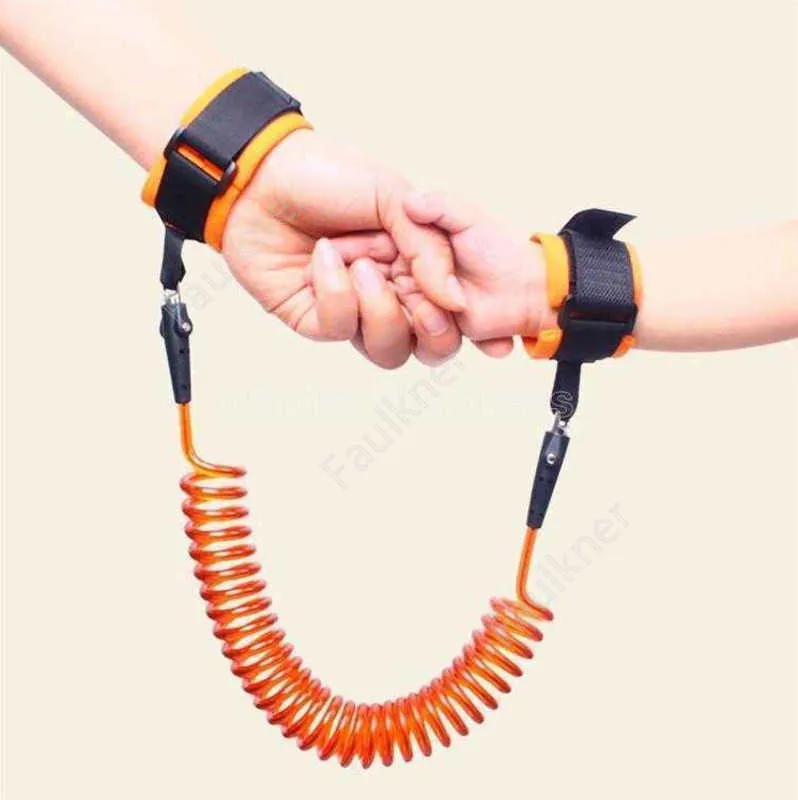 1,5 m barn anti Lost Strap Kids Safety Admand Safety Leashes Anti-Lost Wrist Link Band Baby Walking Wings 300st DAF506