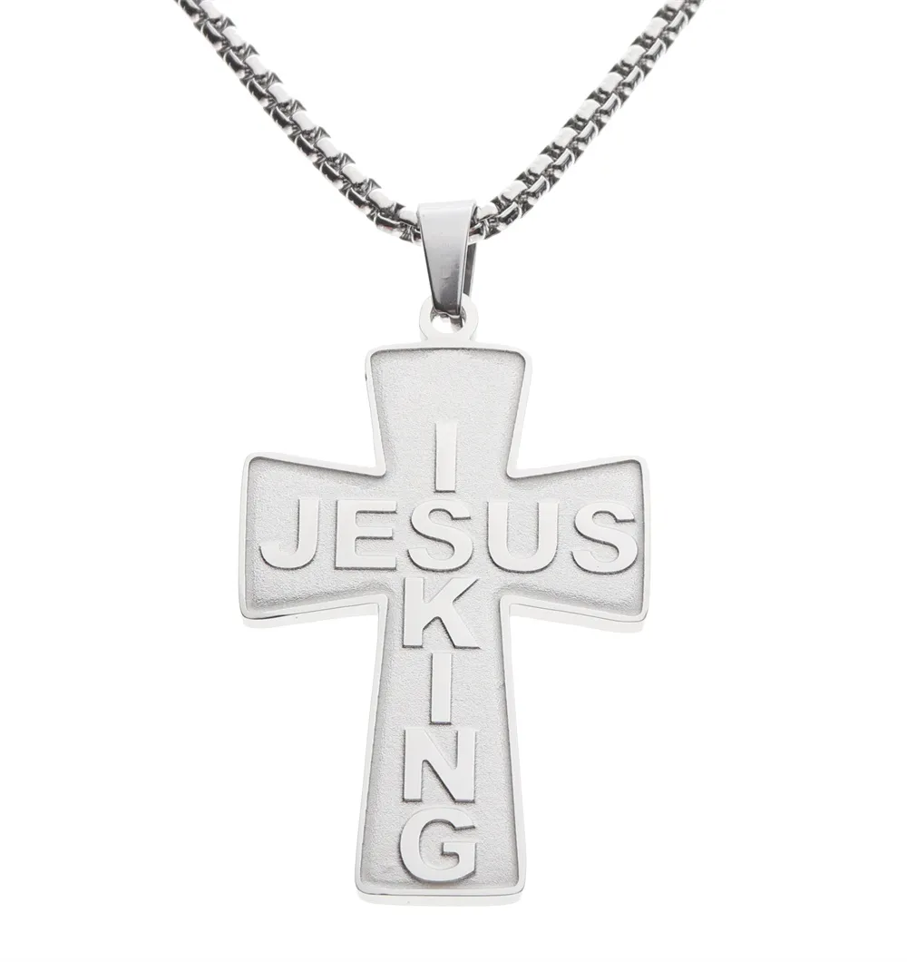 Kanye West Jesus Cross Jesus Cross Pendant Carved Street Fashion
