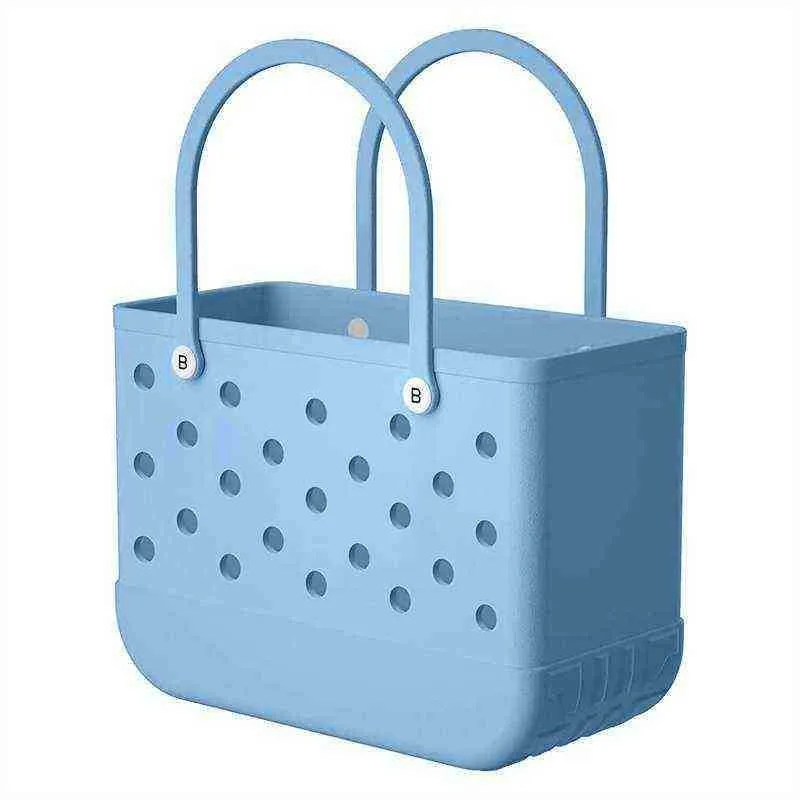 Waterproof EVA Silicone Rubber Bands Beach Tote Bag With Hole Durable Open Silicone Design For Outdoor Sports And Pool 102722H From Qwertyui879 30.62 DHgate.Com