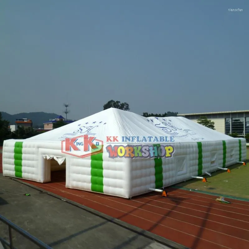 Tendas e abrigos grandes multifuncionais tenda cúbica inflável com remoção de janelas para armazém temporário ou publicidade