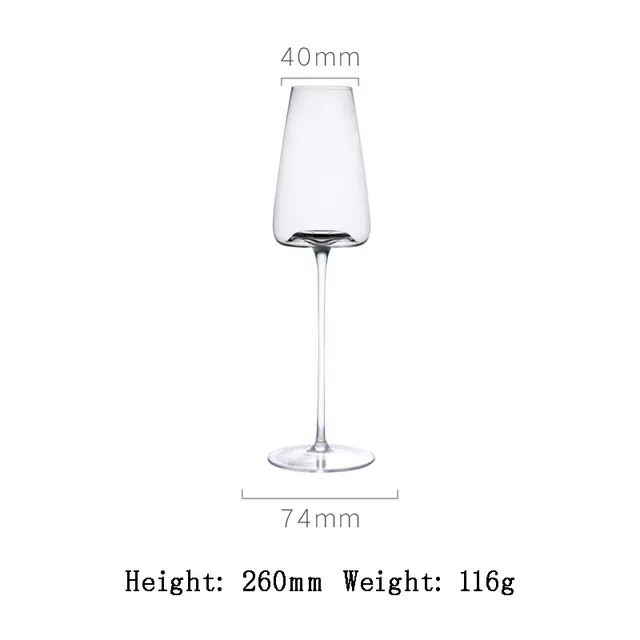 Compre 501-600ml Goblet De Vidrio Hecho A Mano Ultrafino Cristal