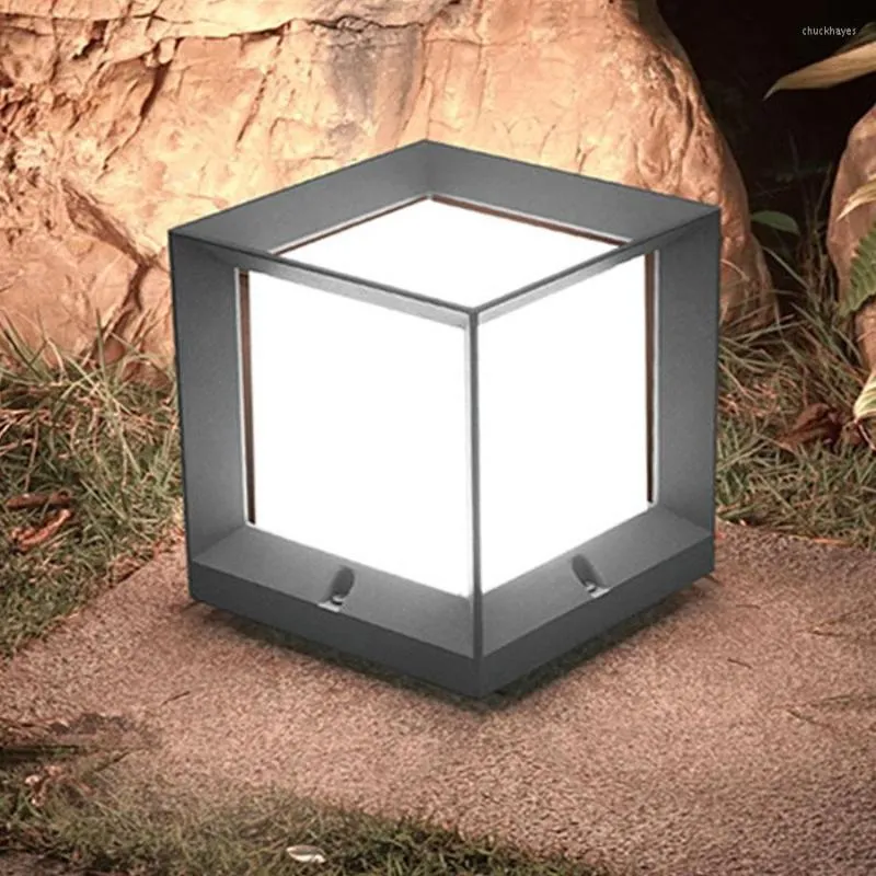 Luce Da Palo Solare Per Esterni - Impermeabile IP65, Lamiera Zincata, Vetro, Per Giardino E Cortile - Foto 11